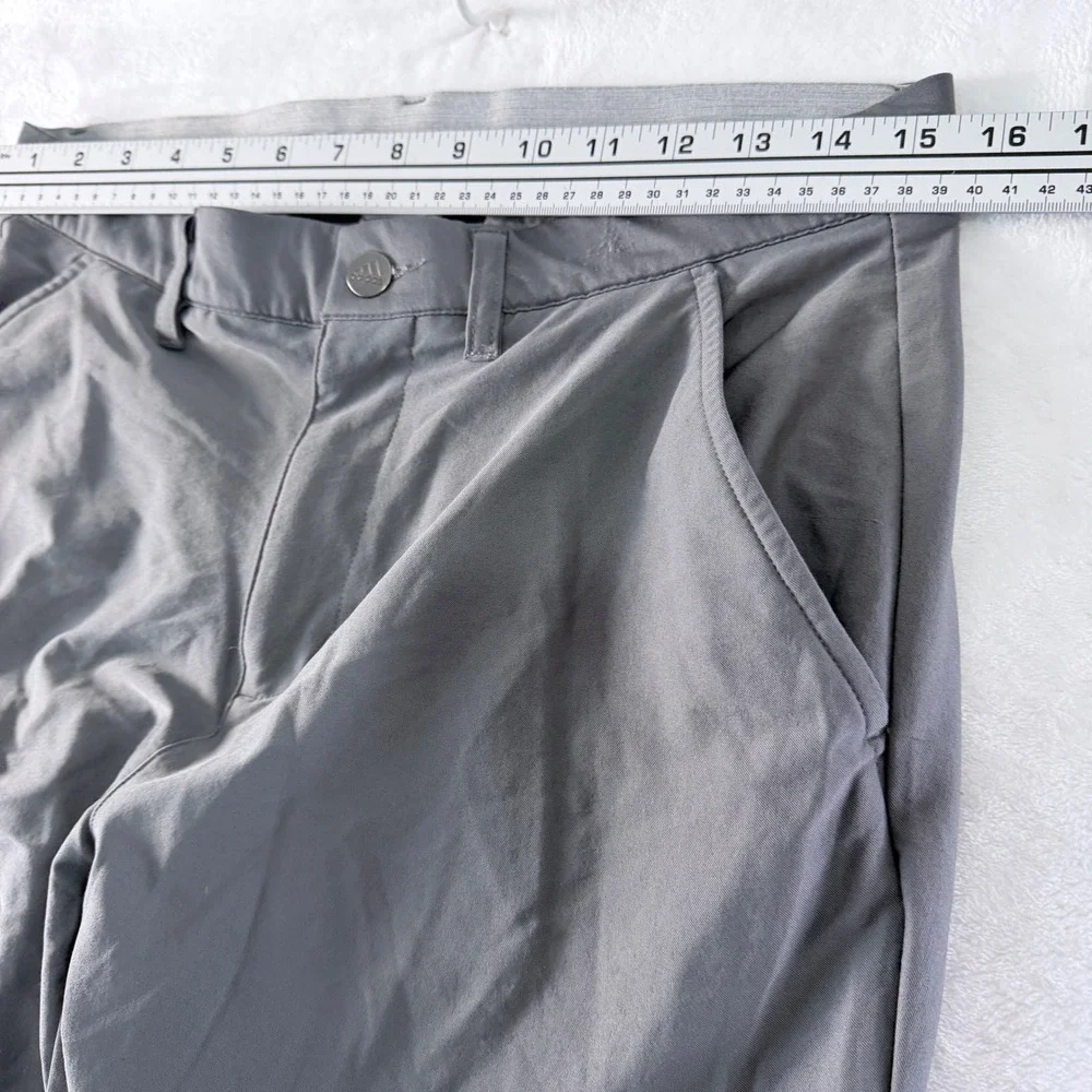 Adidas Golf Pants Mens 30x32 Gray Straight‎ Leg Performance Stretch